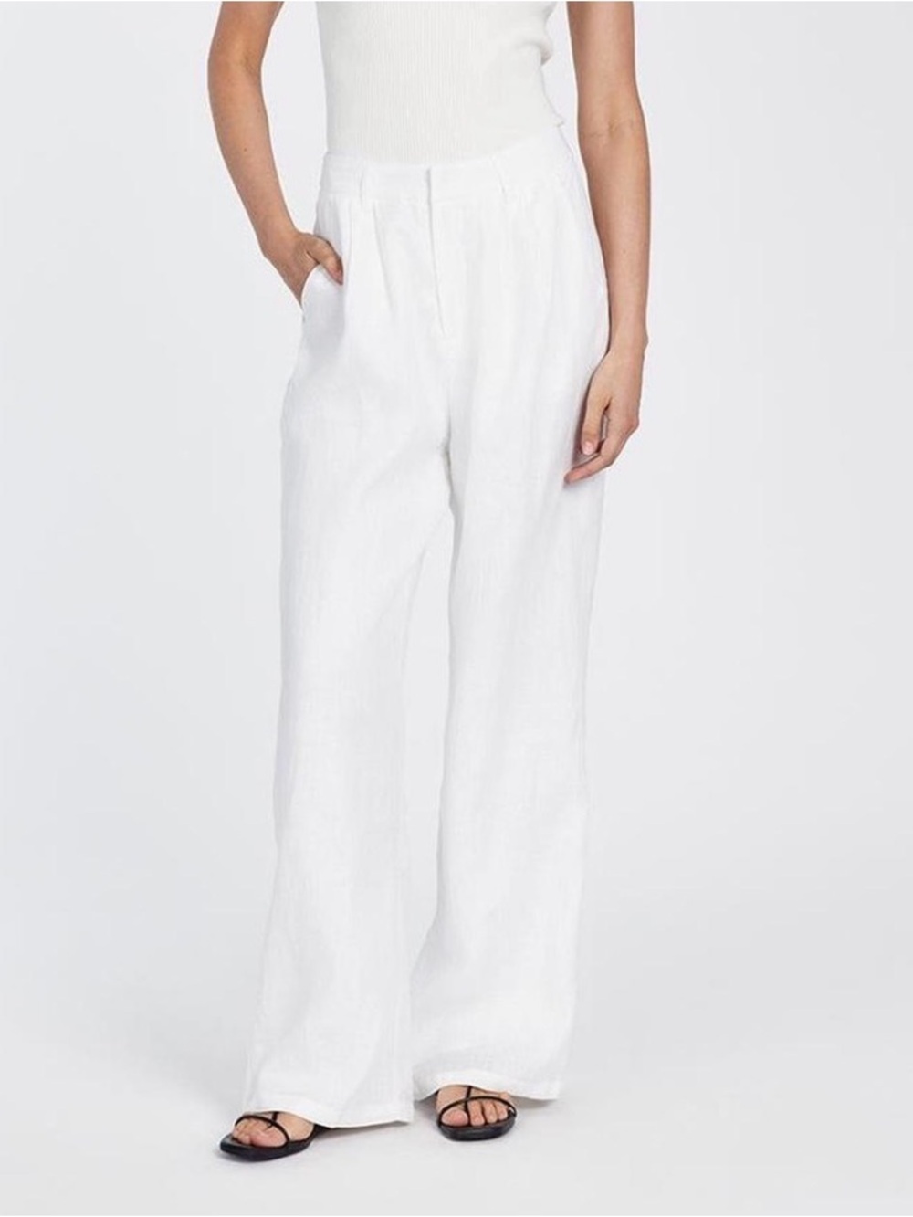 DISSH NoraWide-Leg Linen Pants